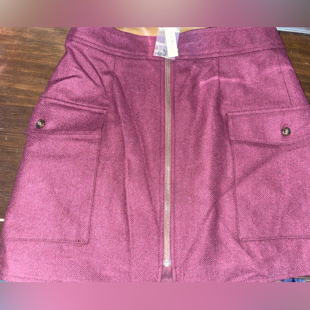 Madewell Wool blend mini skirt